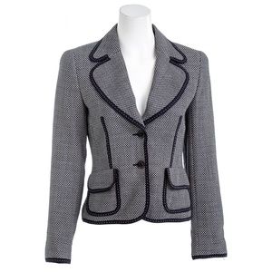 ESCADA Trimmed Virgin Wool Blazer Jacket Size 36
